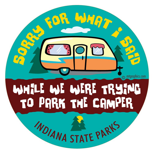 Sorry for what I said CAMPER Vinyl Sticker*