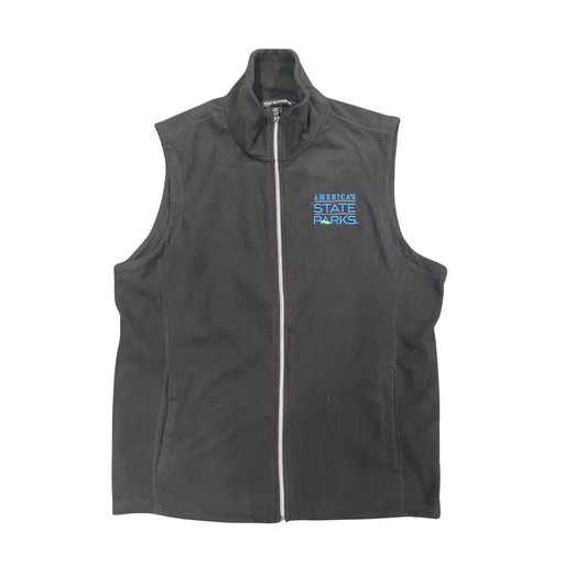 ASP Mens Zip Vest Black