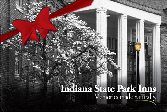 Included in your gift pack is a $100 Inn gift card. This gift card may only be used at the Indiana State Park Inn properties and the Fort Golf Course. It cannot be used to make camping reservations. 