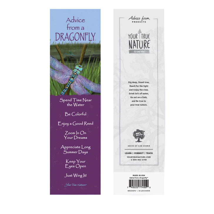 Advice from a Dragonfly Bookmark - 12 pack - Wholesale