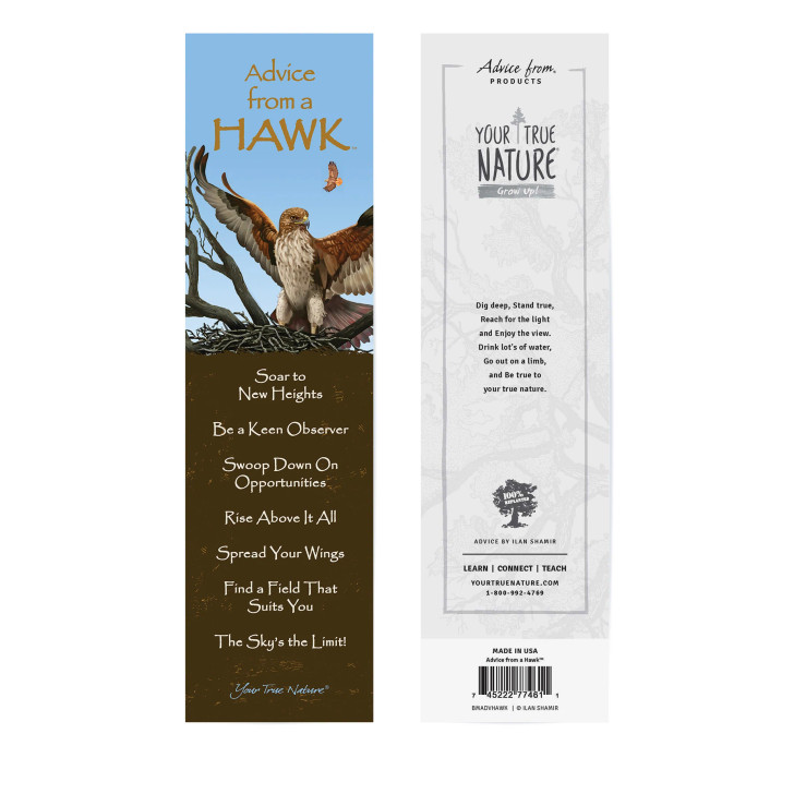 Advice from a Hawk Bookmark*