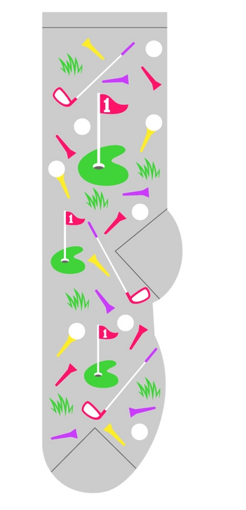 Golf Socks  - Grey