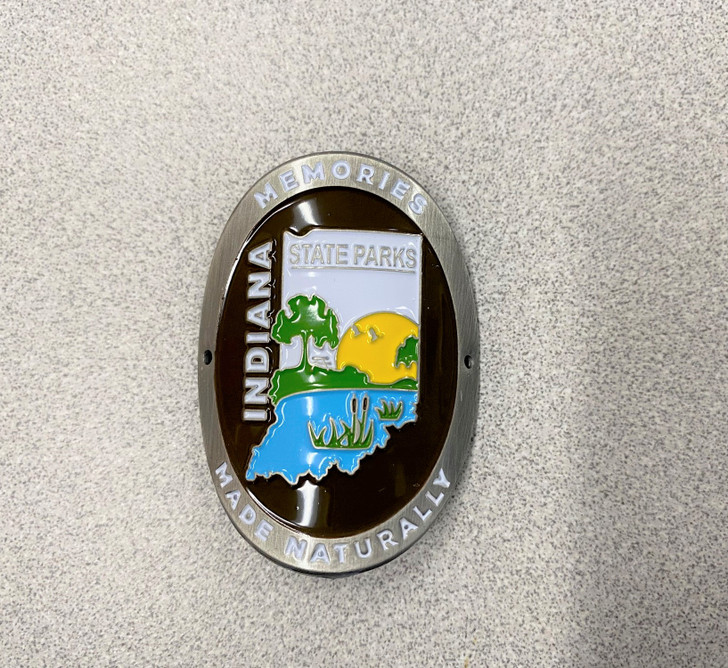Indiana State Parks Hiking Stick Medallion - Mother Nature's Mercantile