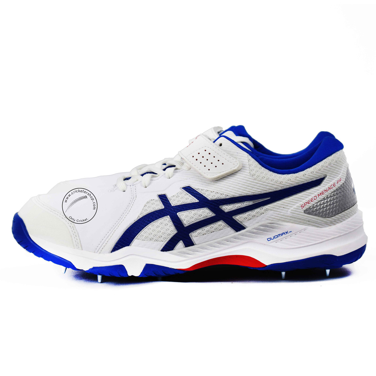 Asics GEL Speed Menace FF White /Tune Blue Cricket Shoes | Buy Online ...