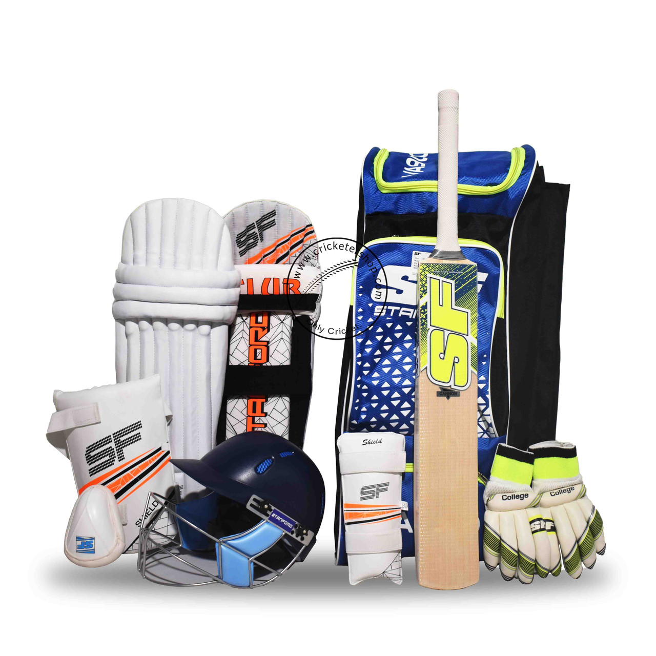 SF Full Complete Kashmir Willow Cricket Kit Size, Buy Online India