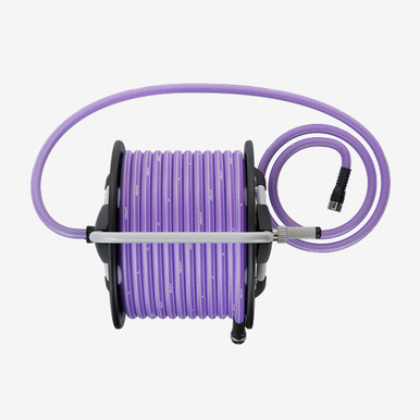 Yunigo Freedom: Portable Reel, Ultra-Flexible Purple Garden Hose