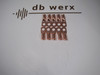 db werx 8 GA Copper Lugs (1/4" hole).  Pk/60