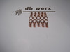 db werx 8 GA Copper Lugs (3/8" hole).  Pk/90