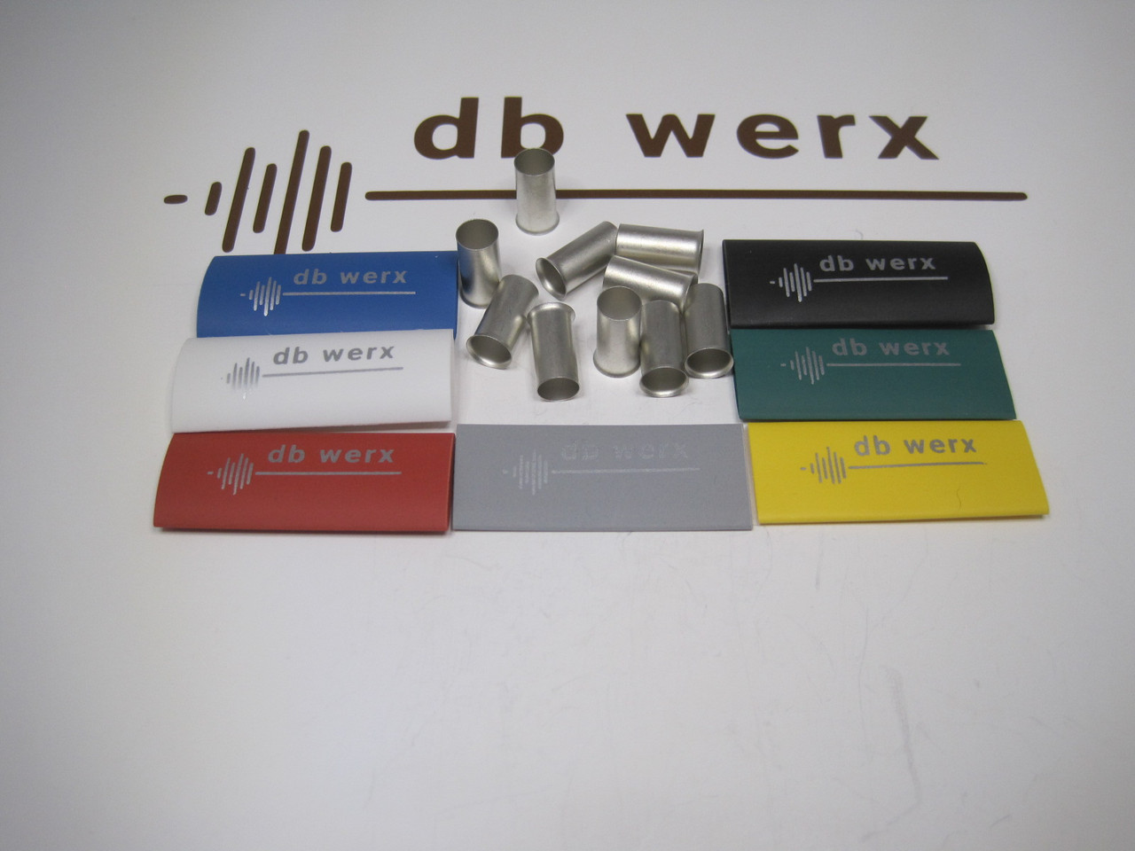 db werx 4GA wire ferrules w/ heat shrink. Pk/30