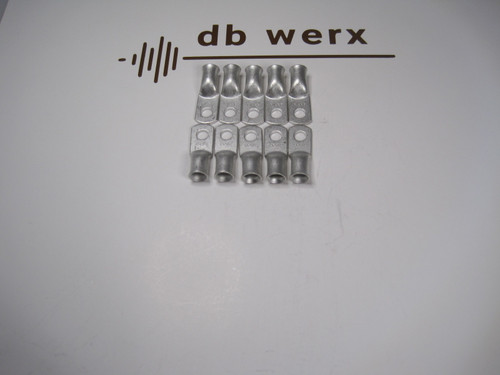 db werx 2/0  Tinned Copper Lugs (3/8" hole) Pk/30
