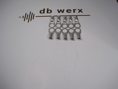 db werx 8 GA Tinned Copper Lugs (3/8" hole). Pk/60