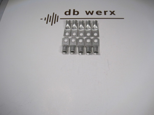 db werx 4 GA  Tinned Copper Lugs (1/4" hole) .PK/20