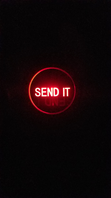 LED Send it switch  (red)