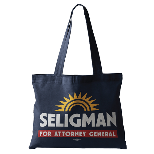Seligman For AG (Navy Canvas Tote)
