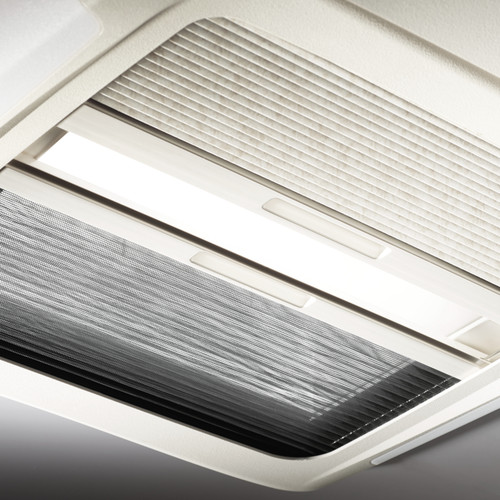 Dometic Freshlight 2200 Campervan, Caravan and Motorhome Air Conditioner supplied with a blackout blind.