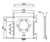 CTA Campervan Swivel Plate - Mercedes Sprinter - 2006-2018 / Volkwagen Crafter - 2006-2016 -Dimensions