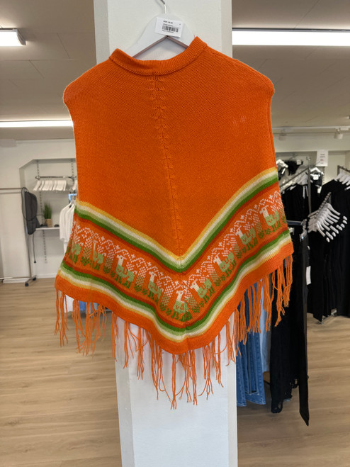 Orange poncho