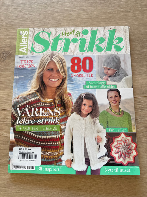 Blad Herlig strikk