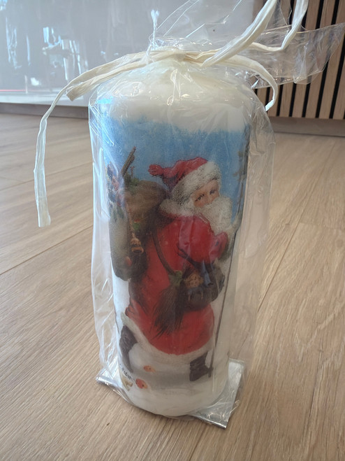 Kubbelys med juledekor