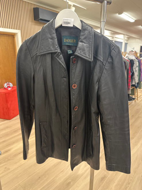 Retro skinnjakke, Danier, S