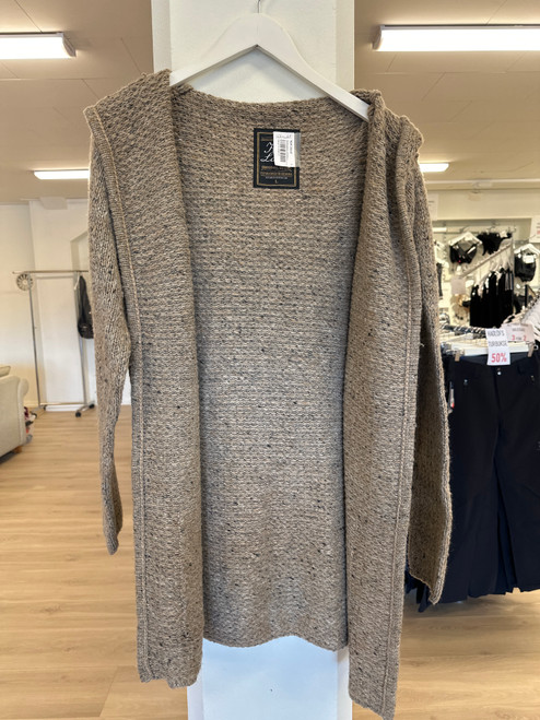 Strikkajakke m/hette L