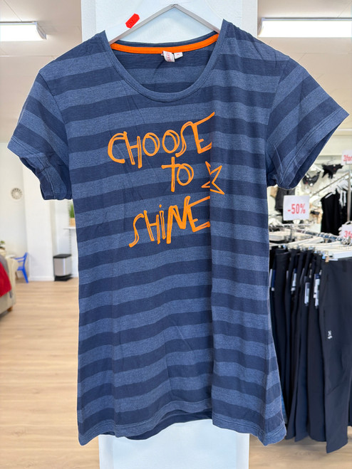 Blå t shirt, XL