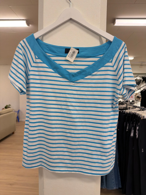 blå T-skjorte, XL