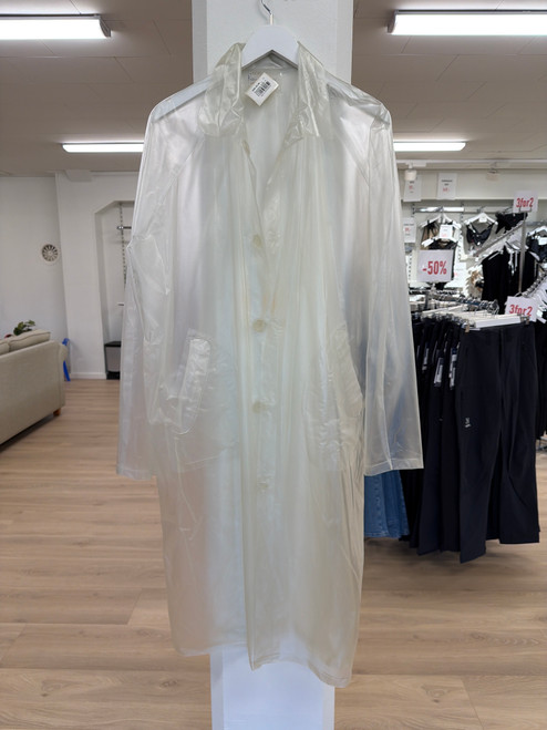 Regnjakke, blank, XL