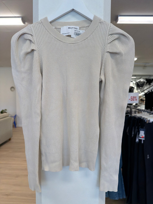 Selected genser hvit S