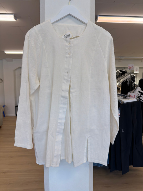 Hvit bluse, XL