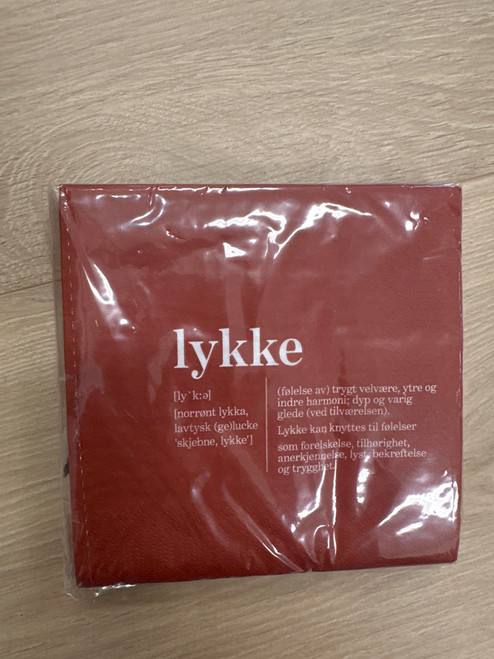 Lykke servietter