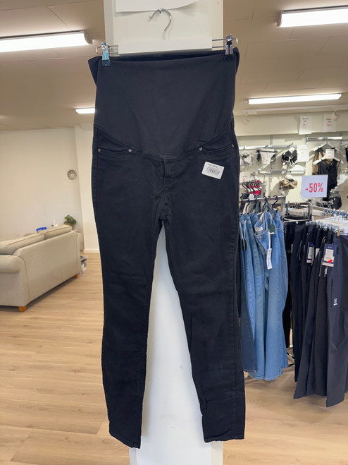 Svart jeans mama str M