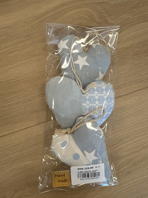 3 pkn hjerter,assortert