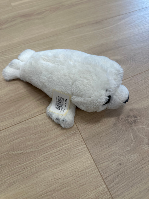 Bamse sel kvit 27cm