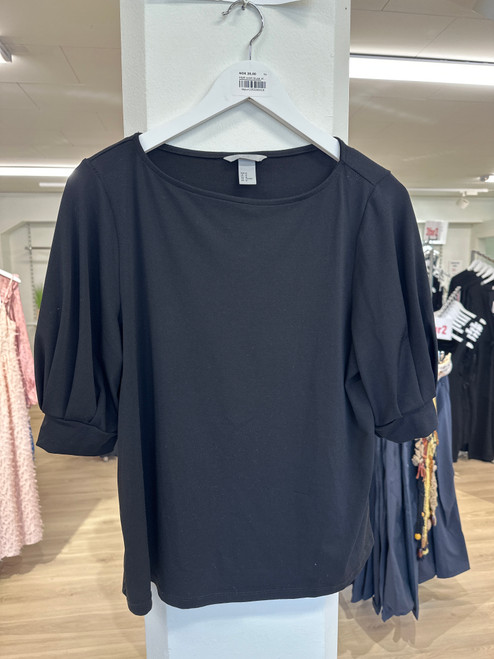 H&M svart bluse str M