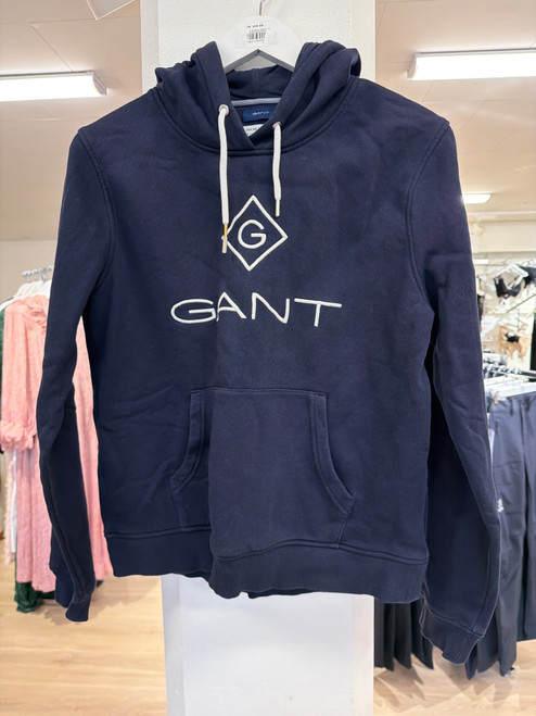Gant Blå Hoodie str L