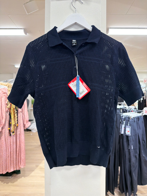 HH Pique Blå str L