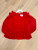 Rød bluse 140