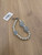 Phone strap, hvit blomst