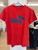 Rød t shirt, XL