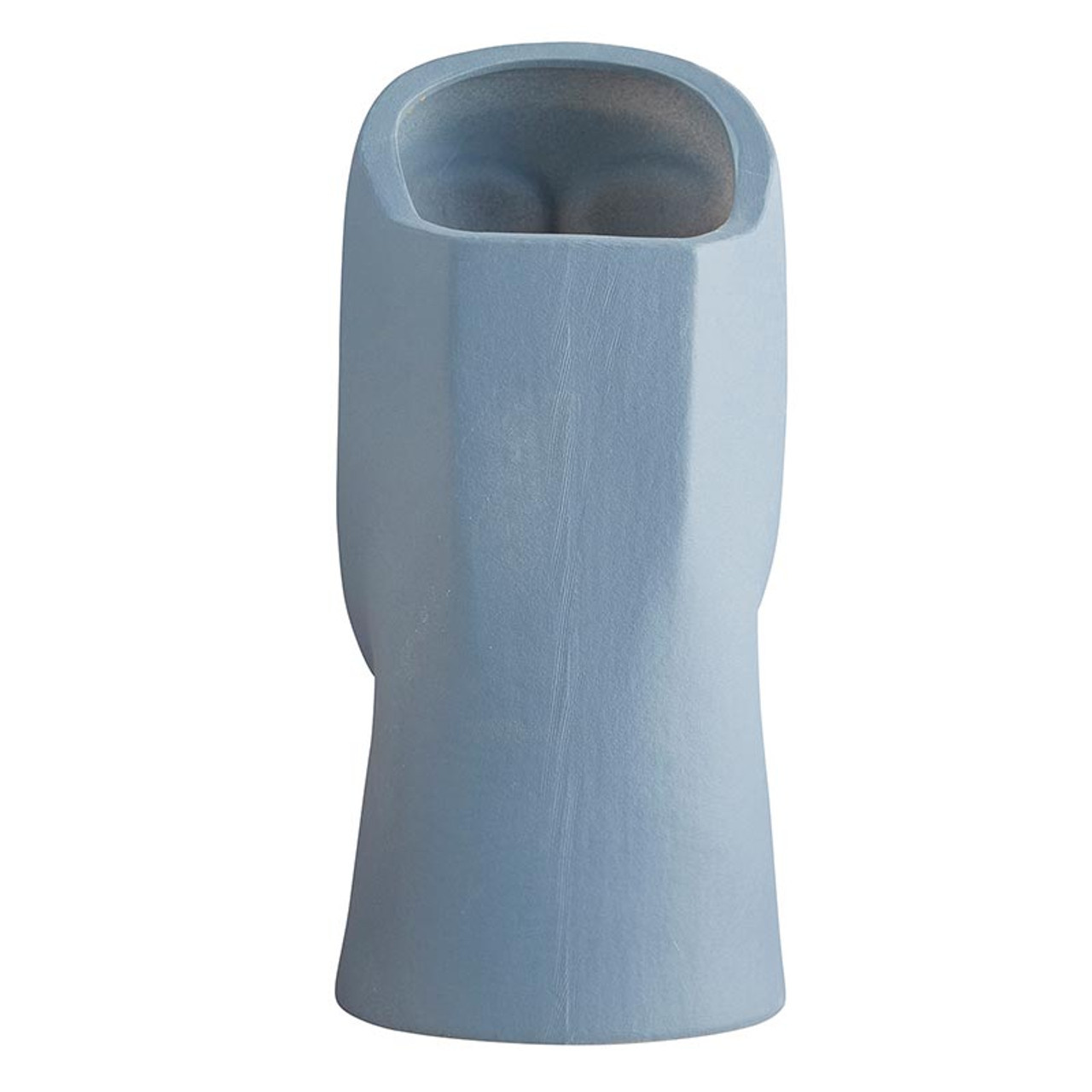Blue Ceramic Head Pot