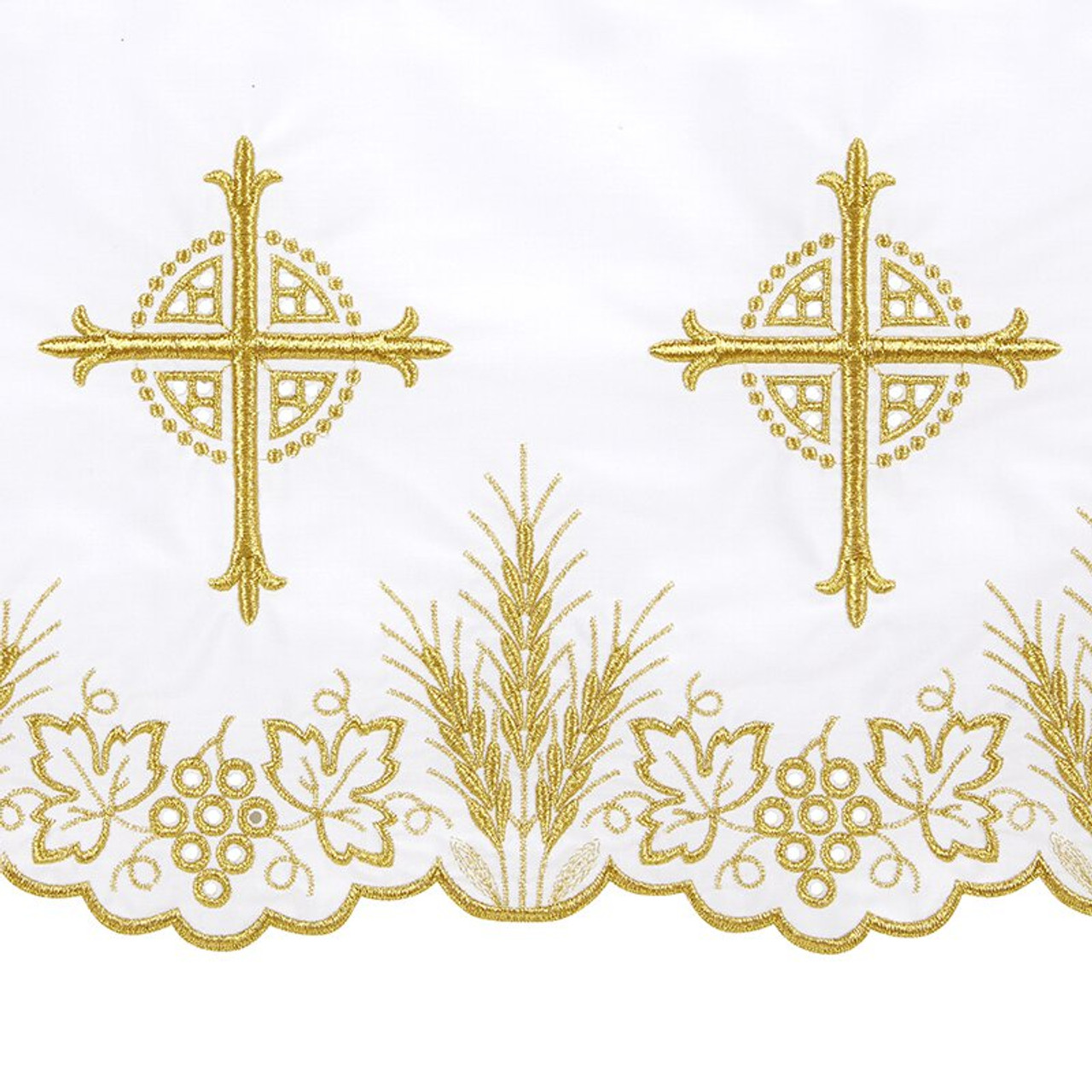 Buy Cross Lace Trim Altar Cloth for Sale, Church Altar Frontals with Lace