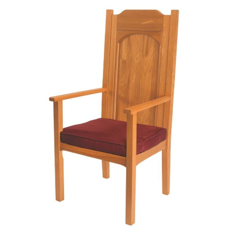 Abbey Collection Celebrant Chair - Medium Oak Stain - [Consumer