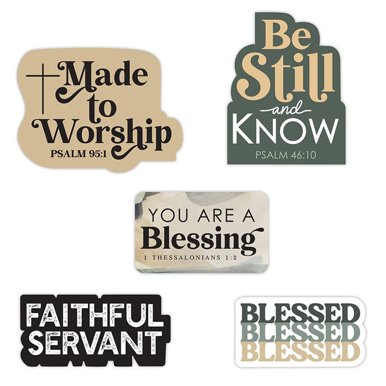 Inspirational Christian Sticker Set