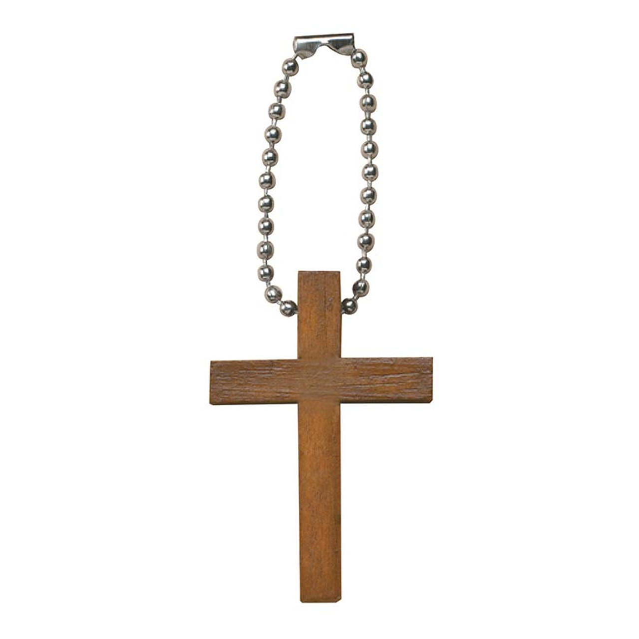 Wooden Cross Keychains - 12 Count: Rebecca's Toys & Prizes