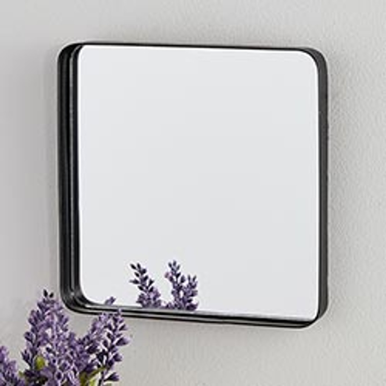 Black Square Mirror