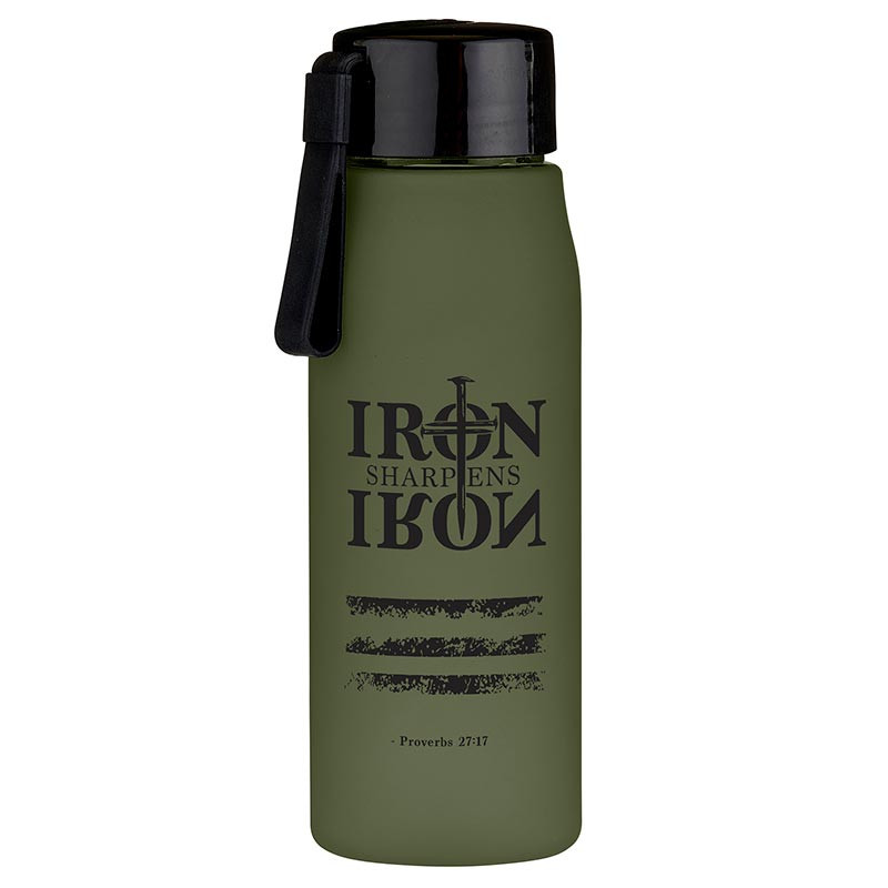 Iron Sharpens Iron Water Bottle - 4/pk - [Consumer]Living Grace