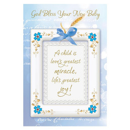 God Bless Your New Baby Card
