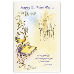 Happy Birthday Pastor - Birthday Card