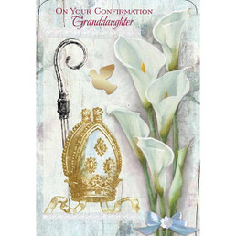 On Your Confirmation  Granddaughter Card